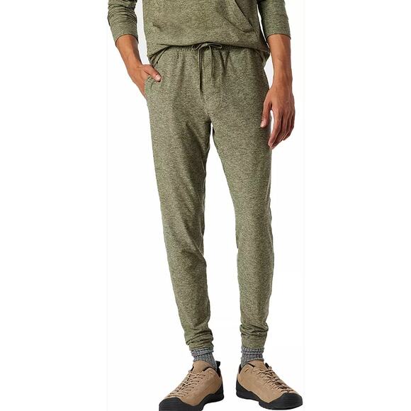 Outdoor Voices Pants Men MEDIUM Green All Day Drawstring Sweatpants - Picture 3 of 8